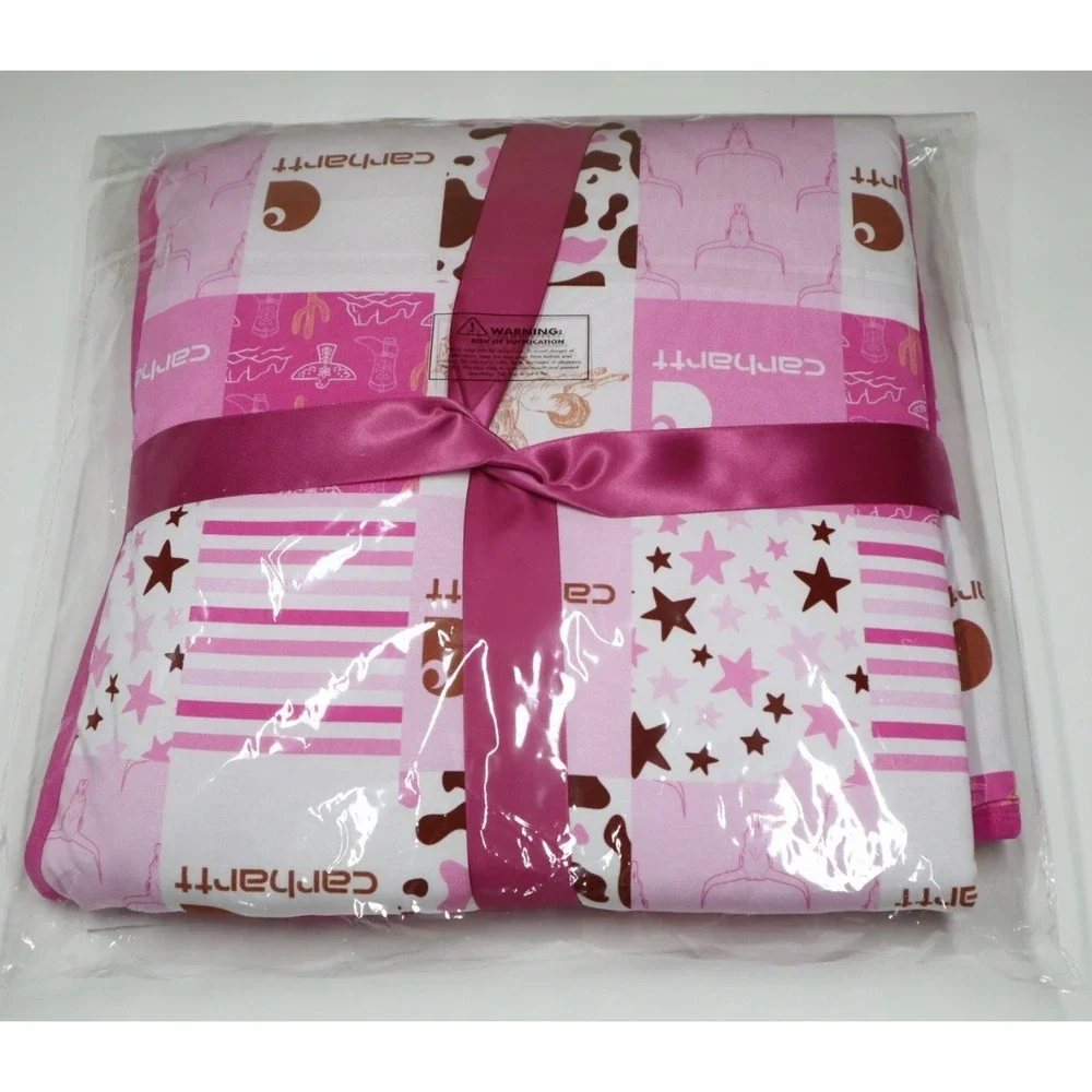 High Society Bamboo Hot Pink Carhartt‎ Quilted Bamboo Toddler Blanket 40x60